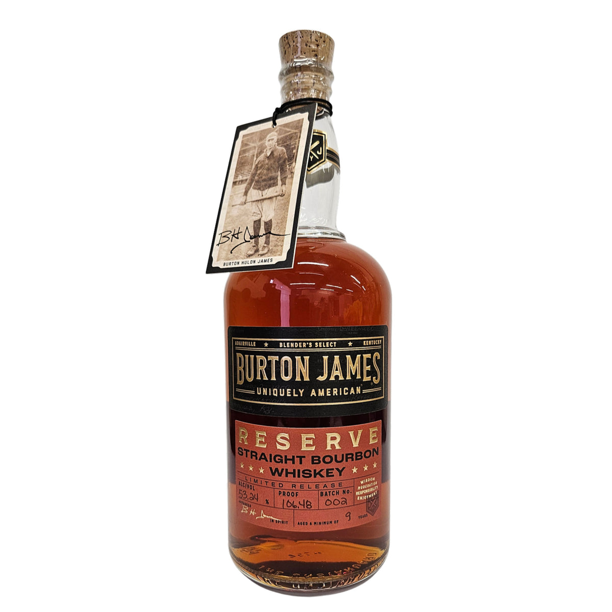 Burton James Reserve Straight Bourbon Whiskey Batch 2