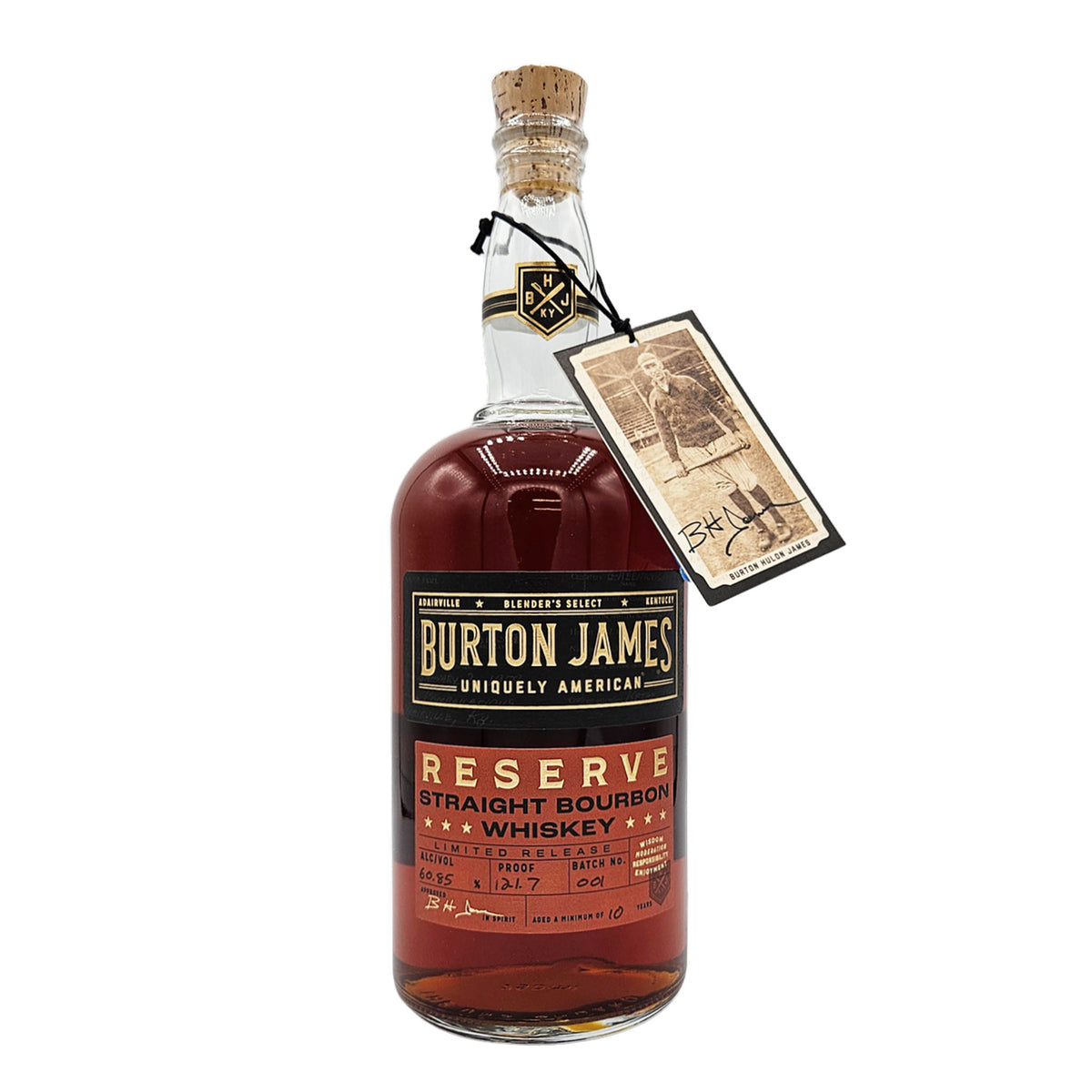 Burton James Reserve Straight Bourbon Whiskey Batch 1
